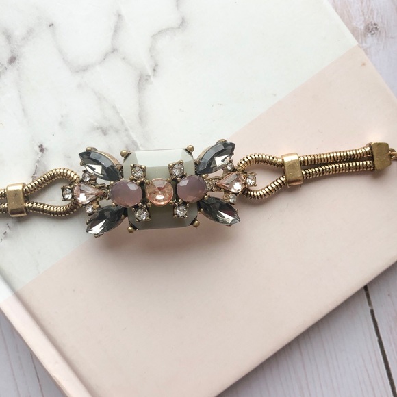 Vintage Pink and Gray Bracelet - Picture 5 of 8